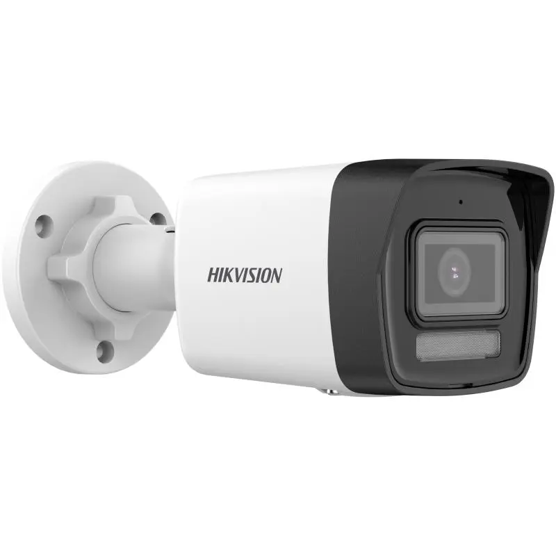 Camara Hikvision bala IP 8MP 4K, Dual Light, 30 mts IR + 20 mts Luz Blanca) micrófono integrado ACUSENSE LiTE, exterior IP67, H.265,Micro SD.