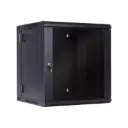 Gabinete 12 RMS 550mm de profundidad, abatible, color negro, marca Linkbasic
