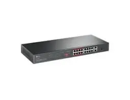 [TL-SL1218P] Switch de 16 Puertos PoE+, 10/100 Mbps,2 puertos 1.0000 4,640.0000 Gigabit, 1 puerto SFP, 30w maximo por puerto, 250m modo extendido, Unidad(es) marca TP-Link