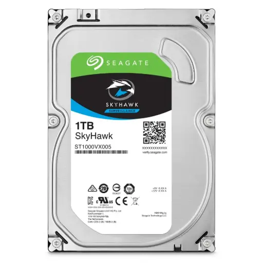 [ST1000VX001-520] Disco duro Seagate Skyhawk, capacidad De 1.0 TB, SATA III 5900RPM, especial para uso continuo 24/7.